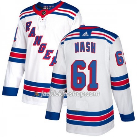 Miehille NHL New York Rangers Pelipaita Rick Nash 61 Adidas 2017-2018 Valkoinen Authentic